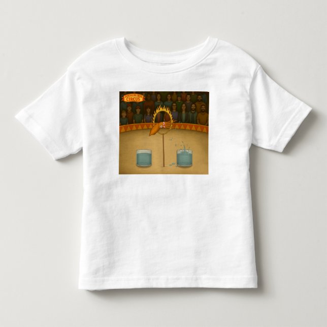 T-shirt Pour Les Tous Petits Seiche giclante (Devant)