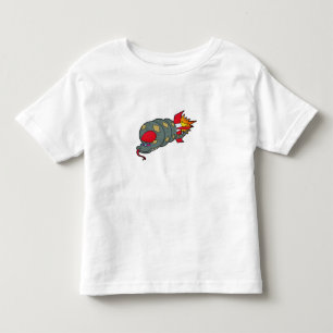 T-shirt Pour Les Tous Petits Serpent avec fusée