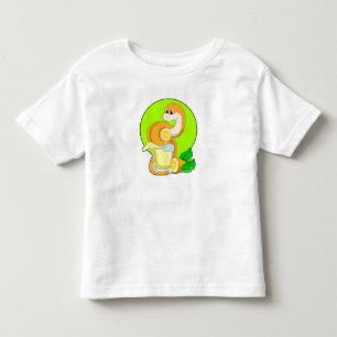 T-shirt Pour Les Tous Petits Serpent avec verre de jus de citron