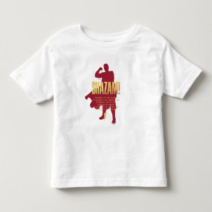 T-shirt Pour Les Tous Petits SHAZAM ! Furie des dieux Silhouette Flexante