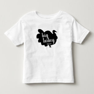 T-shirt Pour Les Tous Petits Silhouette Grande Turquie Thanksgiving
