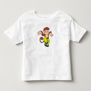 T-shirt Pour Les Tous Petits Singe aux arts martiaux Kungfu