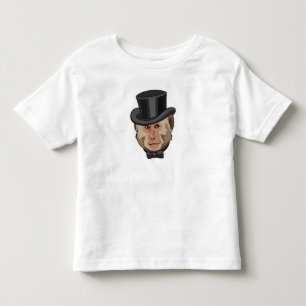 T-shirt Pour Les Tous Petits Singe avec Cylindre