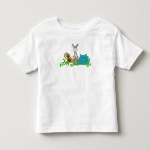 T-shirt Pour Les Tous Petits Singe, girafe et hippo
