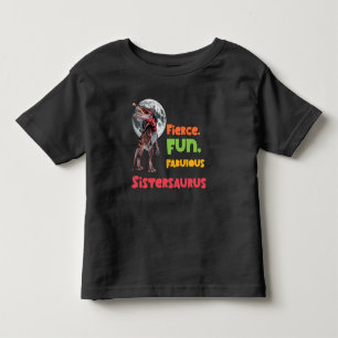T-shirt Pour Les Tous Petits Sistersaurus Équipe de dinosaures sœurs appariées