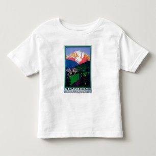 T-shirt Pour Les Tous Petits Ski à l'affiche promotionnelle de Combloux