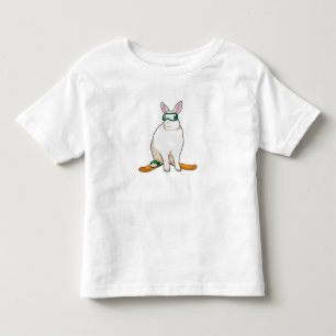 T-shirt Pour Les Tous Petits Ski Bunny Skier