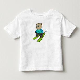 T-shirt Pour Les Tous Petits Ski de Bear
