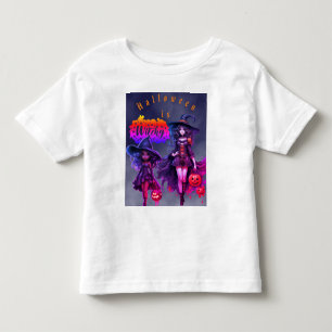 T-shirt Pour Les Tous Petits sorcière d'Halloween