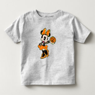T-shirt Pour Les Tous Petits Souris Minnie vintage Skeleton Costume