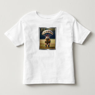 T-shirt Pour Les Tous Petits Squirrel parachutiste aéroporté