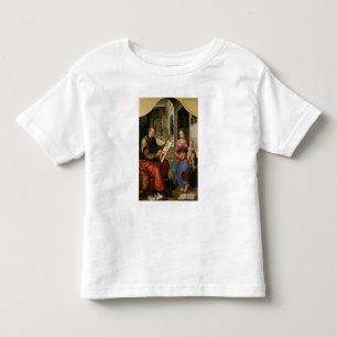 T-shirt Pour Les Tous Petits St Luke peignant la Vierge, c.1545