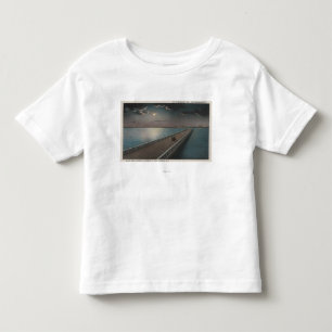 T-shirt Pour Les Tous Petits St Petersburg, la Floride - vue de nuit de