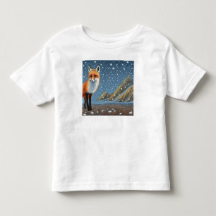 T-shirt Pour Les Tous Petits Starry Starry Night Storybook Fox