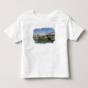 T-shirt Pour Les Tous Petits Story Bridge, Brisbane River et Kangaroo