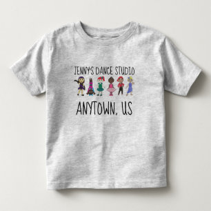 T-shirt Pour Les Tous Petits Studio de Danse customisé Enseignant Ballet Tap