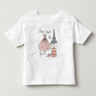 T-shirt Pour Les Tous Petits Style de semaine de mode d'Apple sauvage   Paris