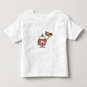 T-shirt Pour Les Tous Petits Sucres de cupcake Votre Jour