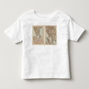 T-shirt Pour Les Tous Petits Sud de l'Inde, Birmanie, péninsule malaise