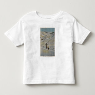 T-shirt Pour Les Tous Petits Sun Valley, scène d'IDMountain, remonte-pentes