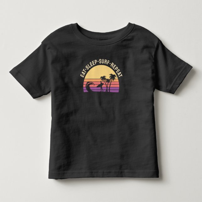 T-shirt Pour Les Tous Petits Surf rétro (Devant)