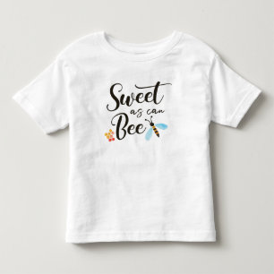 T-shirt Pour Les Tous Petits Sweet As Can Bee Birthday Shirt