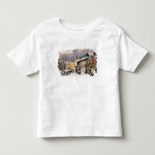 T-shirt Pour Les Tous Petits T31117 une vue d'une ville néerlandaise en hiver