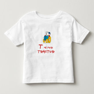 T-shirt Pour Les Tous Petits T est pour le tracteur