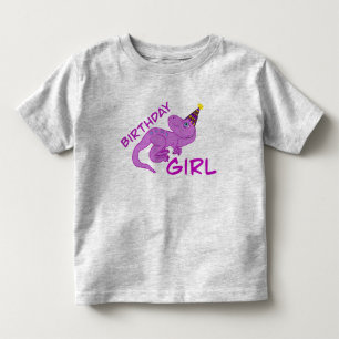 T-shirt Pour Les Tous Petits T-Rex de Dinosaures, chemise pour fille d'annivers