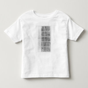 T-shirt Pour Les Tous Petits Tables astronomiques maya avec les éclipses