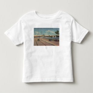 T-shirt Pour Les Tous Petits Tampa, FL - vue de Bd. de Bayshore, pont