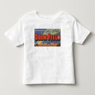 T-shirt Pour Les Tous Petits Tampa, la Floride - a dessiné le champ - grande