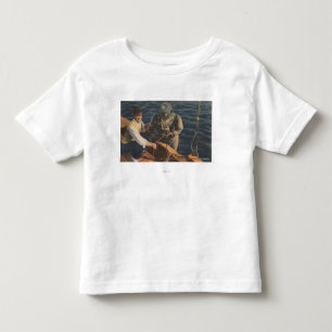 T-shirt Pour Les Tous Petits Tarpon Springs, FL - vue de boa croissant de