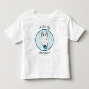 T-shirt Pour Les Tous Petits Taureau Terrier - Cute Original Chien Art