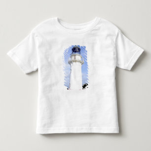 T-shirt Pour Les Tous Petits Te Araroa, Nouvelle-Zélande. Un phare donne
