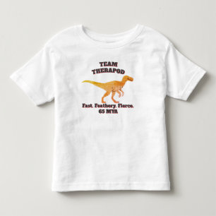 T-shirt Pour Les Tous Petits Team Theropod - Rapide. Plumes. Fierce