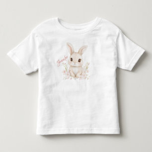 T-shirt Pour Les Tous Petits Tee Floral Lapin Enfants