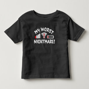 T-shirt Pour Les Tous Petits Tee Mon pire cauchemar