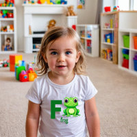 Tee-shirt Alphabet Froggy Fun pour Tout-Petits