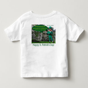 T-shirt Pour Les Tous Petits tee-shirt enfant. Joyeux Saint Patrick's Day. iris