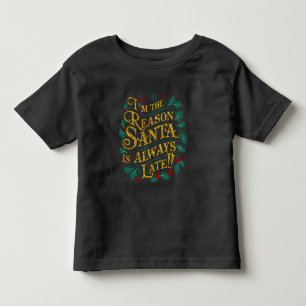 T-shirt Pour Les Tous Petits Tee - shirts de Noël en famille Raison Père Noël
