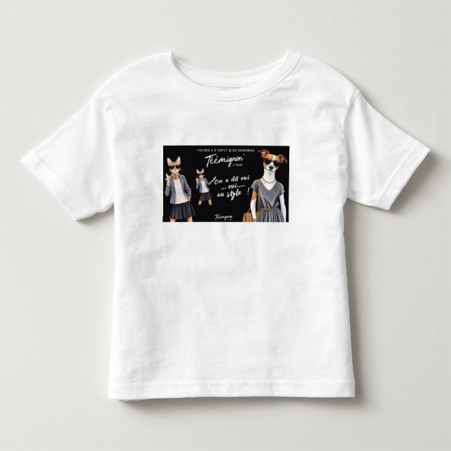 T-SHIRT POUR LES TOUS PETITS TEEMIGNON (Devant)