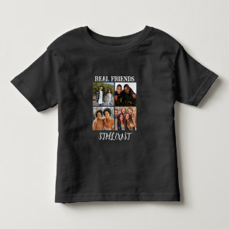 T-shirt Pour Les Tous Petits Température photo personnalisée "Les vrais amis ex