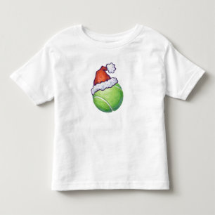 T-shirt Pour Les Tous Petits Tennis Ball Christmas Green