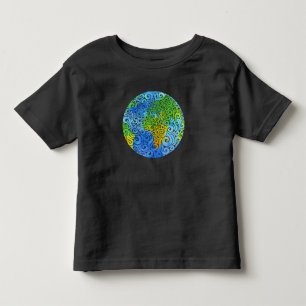 T-shirt Pour Les Tous Petits Terre tourbillonnant