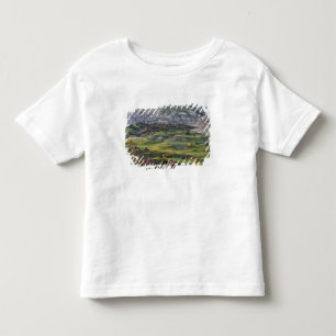 T-shirt Pour Les Tous Petits Terres incultes colorées depuis le point de vue de