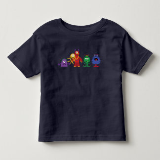T-shirt Pour Les Tous Petits Tête bleu marine de la ligne Monster