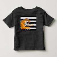 Texte Personnalisé / Frappe De Tigre Sauvage Zoo F