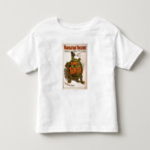 T-shirt Pour Les Tous Petits Théâtre New York Broadway de Manhattan la tortue