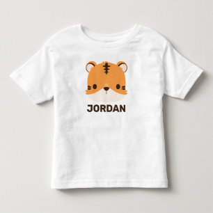 T-shirt Pour Les Tous Petits Tigre mignon avec nom personnalisé